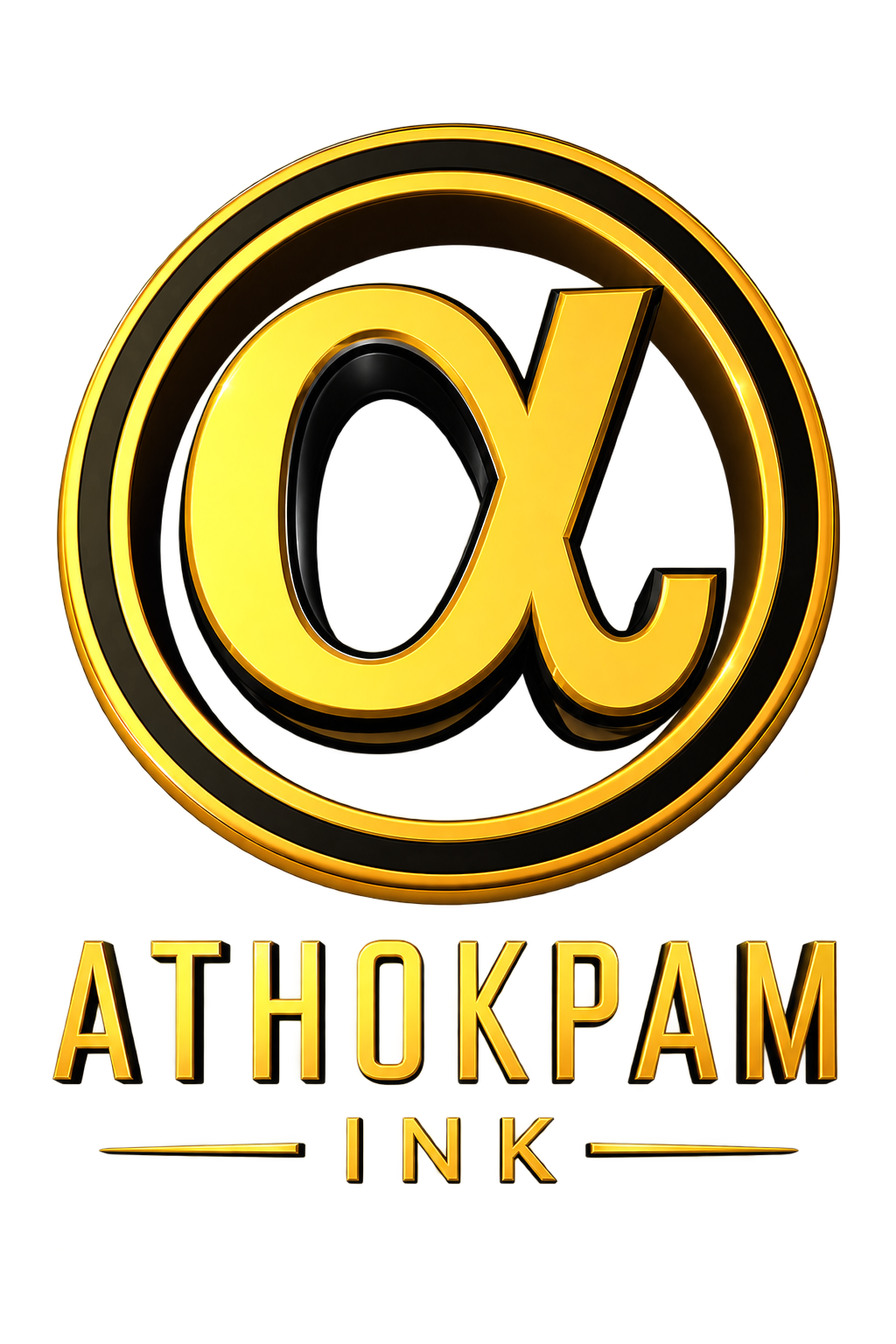 Athokpam Ink, the tattoo studio logo