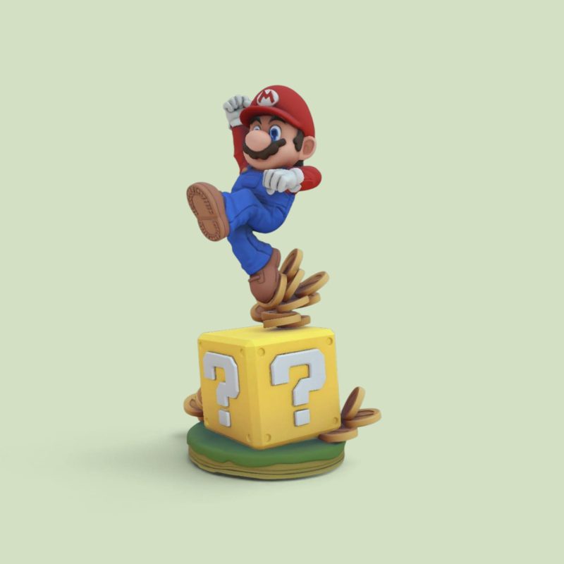 Super Mario 3D Printed Figure